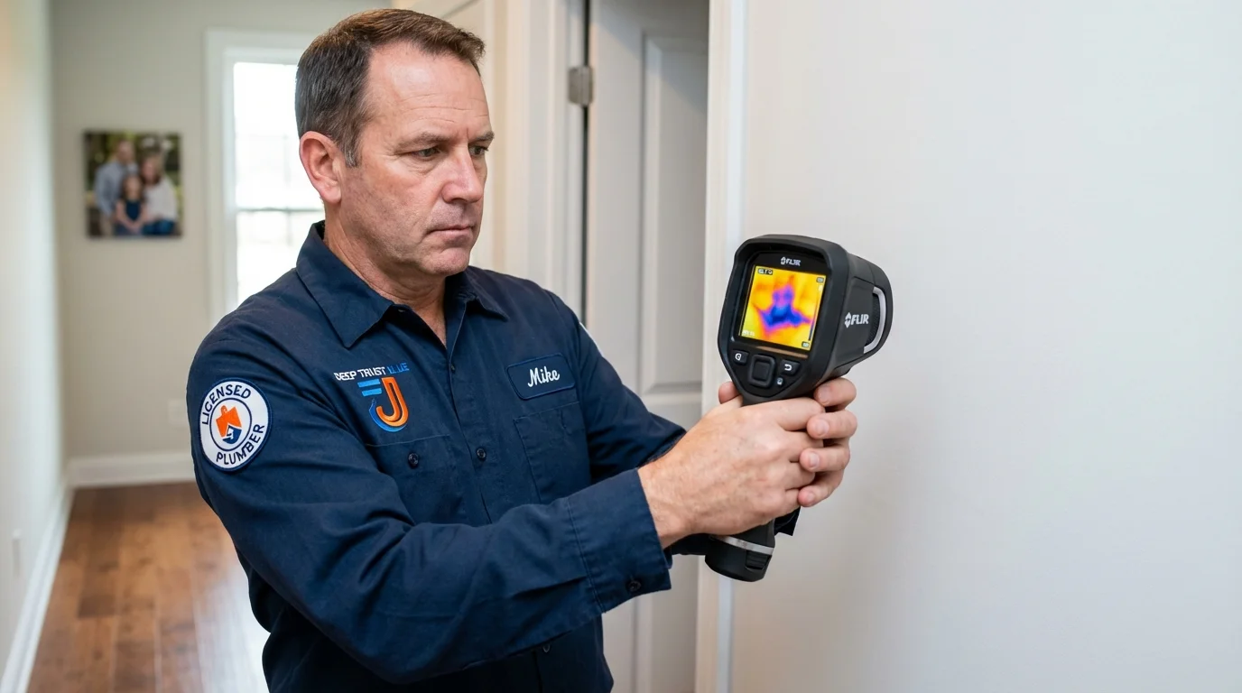 Thermal imaging leak detection by Johns Plumbing LLC in Millersville